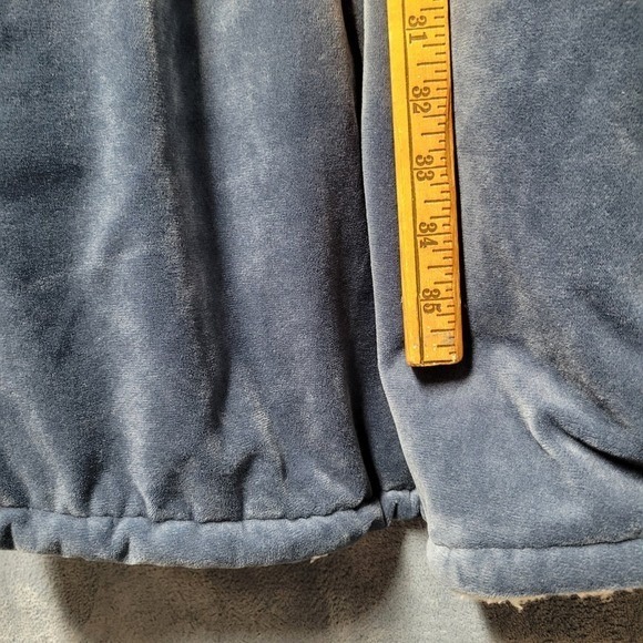 The Comfy Wearable Blanket Hoodie Sherpa Lined Oversized Blue One Size - Picture 5 of 7